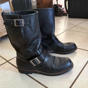 Red Wing Shoes Black Leather Men's Boots